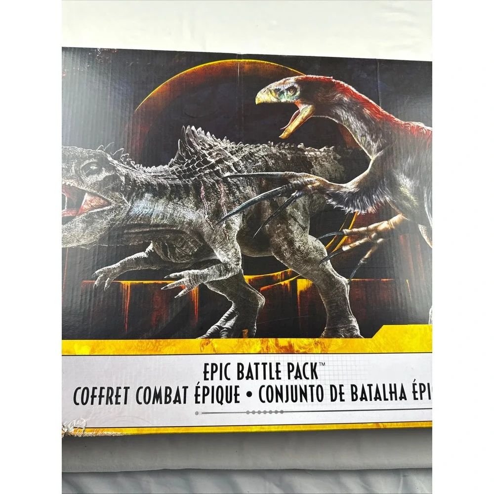 Jurassic World Dominion Epic Battle Pack 3 Dinosaurs 1 Figure HJK02 Mattel New